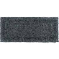 Homescapes Luxury Bath Mat Runner Reversible 1600GSM 100% Cotton, 40 x 100cm Long in Grey | Size: 40 x 100 cm
