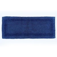 Homescapes Luxury Bath Mat Runner Reversible 1600GSM 100% Cotton, 40 x 100cm Long in Navy | Size: 40 x 100 cm