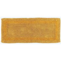 Homescapes Luxury Bath Mat Runner Reversible 1600GSM 100% Cotton, 40 x 100cm Long in Mustard | Size: 40 x 100 cm