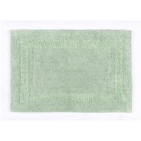 Homescapes Luxury Extra Large Bath Mat Reversible 1600GSM 100% Cotton, 70 x 120cm in Pale Green | Size: 70 x 120 cm