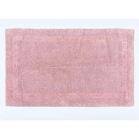 Homescapes Luxury Extra Large Bath Mat Reversible 1600GSM 100% Cotton, 70 x 120cm in Baby Pink | Size: 70 x 120 cm