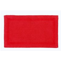 Homescapes Luxury Extra Large Bath Mat Reversible 1600GSM 100% Cotton, 70 x 120cm in Red | Size: 70 x 120 cm