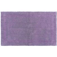 Homescapes Luxury Bath Mat Reversible 100% Cotton 1600GSM, 50 x 80cm, Extra Soft in Lilac | Size: 50 x 80 cm