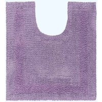 Homescapes Luxury Pedestal Mat Reversible 1600GSM 100% Cotton, 50 x 55cm Bath Mat in Lilac | Size: 50 x 55 cm