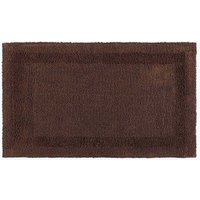 Homescapes Luxury Extra Large Bath Mat Reversible 1600GSM 100% Cotton, 70 x 120cm in Chocolate | Size: 70 x 120 cm