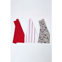 Homescapes Christmas Tea Towels Set of 3