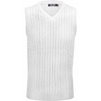 Classic Sleeveless V Neck Knitted Jumper Versatile Styling
