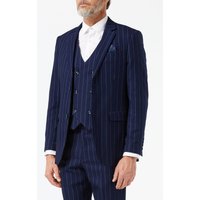 Vintage Style Jacket & Waistcoat Set Pinstripes