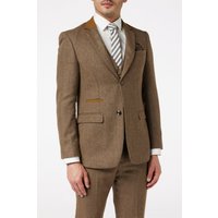 Classic Herringbone Tweed Jacket Timeless Style