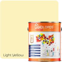 LANDLORDS PAINT Anti-Mould Paint - 2.5L in Light Yellow