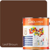 LANDLORDS PAINT Barn Paint - 5L in Leaf Brown