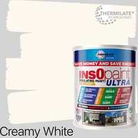 THERMILATE TECHNOLOGIES InsOpaint ULTRA - 9 IN 1 Interior & Exterior Paint - 5L in Creamy White