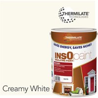 THERMILATE TECHNOLOGIES Exterior Masonry Paint - 5L in Creamy White