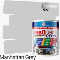 THERMILATE TECHNOLOGIES InsOpaint ULTRA - 9 IN 1 Interior & Exterior Paint - 5L in Manhattan Grey