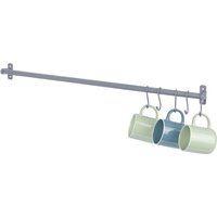 LIVIVO Hanging Kitchen Rail 50cm Grey Storage Organiser
