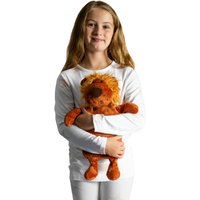 LIVIVO Fluffy 1L Hot Water Bottle with Faux Fur Cover in Natural