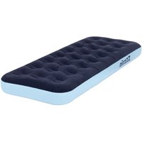 Double Air Mattress Blow Up Bed Camping Airbed Flocked Top Single