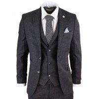 STZ14 Wool 3 Piece Suit Tweed 38R