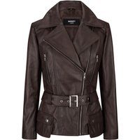 TruClothing Women's Belted Fitted Jacket in Brown | Size: Small