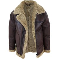 Aviator Shearling Sheepskin Bomber Jacket