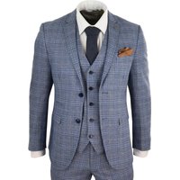 Victor 3 Piece Suit Check Classic 38R