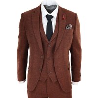 3 Piece Herringbone Suit 281 36R