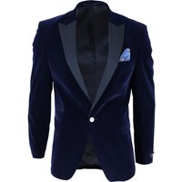 Velvet 1 Button Jacket Tuxedo Blazer 38R
