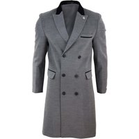 3 4 Long Double Breasted Overcoat Wool Mix