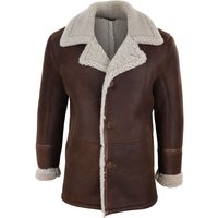 Sheepskin Buttoned Winter Coat