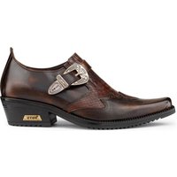 Real Leather Snake Western Cowboy Shoes