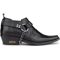 Real Leather Cowboy Cuban Heel Shoes