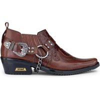 Real Leather Cowboy Cuban Heel Shoes