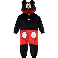 Disney Mickey Mouse Onesie Fleece All In One in Black | Size: 5-6 Years