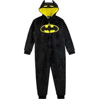 DC Comics Boy's Batman Onesie in Black | Size: 10-11 Years