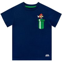 Warp Pipe Print Logo Gaming T Shirt Chest Pocket