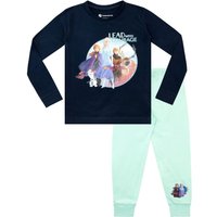 Disney Girl's Frozen Pyjamas in Blue | Size: 18-24 m