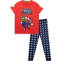 Super Mario Boy's and Luigi Pyjamas in Red | Size: 7-8 Years