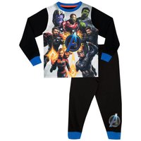 Marvel Boy's Avengers Pyjamas in Black | Size: 5-6 Years