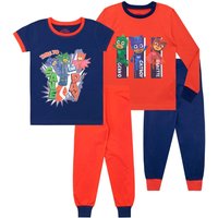 PJ Masks Boy's 2 Pack Pyjamas Snuggle Fit | Size: 18-24 m