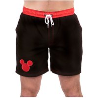 Disney Men's Mickey Mouse Swim Shorts With Pockets in Black | Size: XL