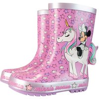 Disney Girl's Minnie Mouse Wellington Boots in Pink | Size: Infant 10