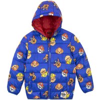 Paw Patrol Boy's Marshall Rubble & Chase Print Coat in Blue | Size: 18-24 m