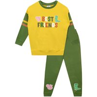 Peppa Pig Boy's Best Friends George Pig Joggers 2 Pack in Green | Size: 18-24 m