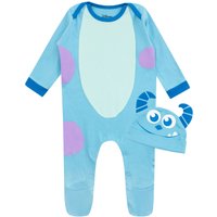 Disney Monsters Inc Baby Sleepsuit Sully in Blue | Size: 3-6 m