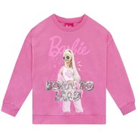 Barbie Girl's Born To Lead Sequin Sweatshirt in Pink | Size: 9-10 Years