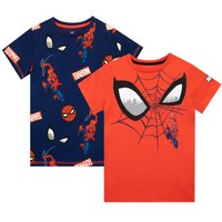 Marvel Boy's Spiderman T-Shirt 2 Pack | Size: 8-9 Years