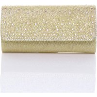 Diamante Evening Glitter Envelope Clutch Bag