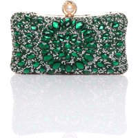 Diamante Embellished Gem Party Evening Prom Clutch Bag