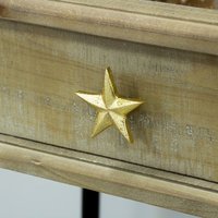 Melody Maison Gold Star Drawer Knob in Metallic Gold