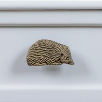 Melody Maison Rustic Hedgehog Drawer Knob in Brown